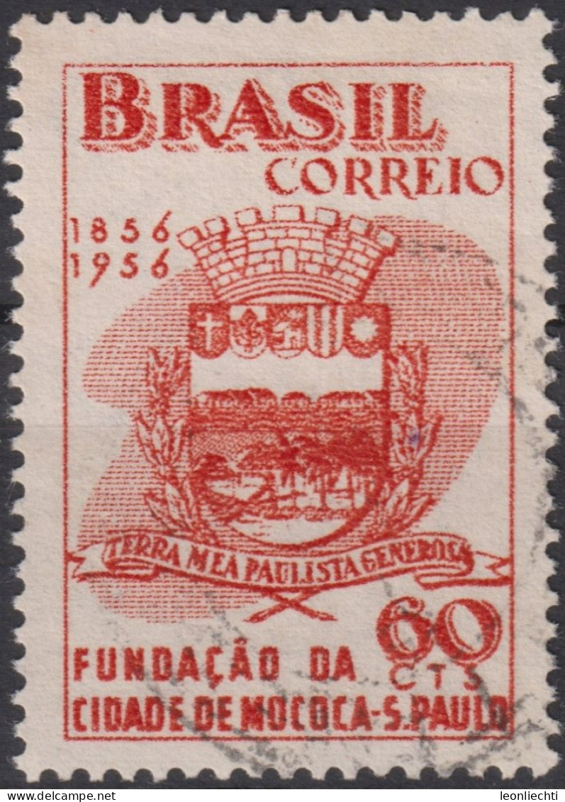 1956 Brasilien ° Mi:BR 891, Sn:BR 833, Yt:BR 617, Arms Of Mococa - Gebruikt