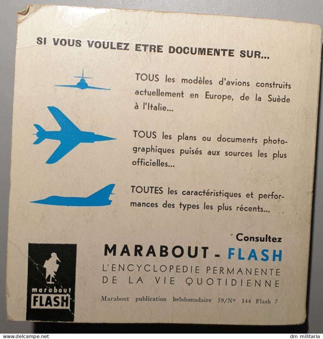 LES AVIONS EUROPÉENS - PIERRE SPARACO - MARABOUT FLASH - 1959