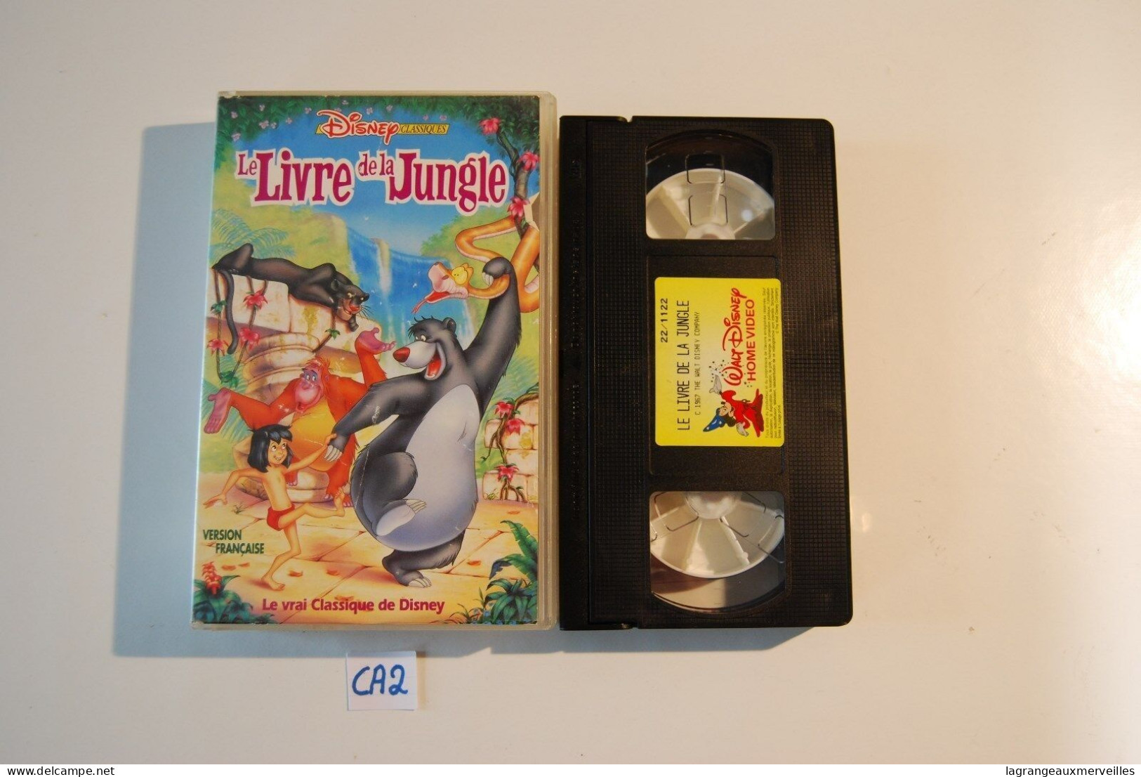 CA2 K7 VHS LE LIVRE DE LA JUNGLE WALT DISNEY 1967 - Animatie