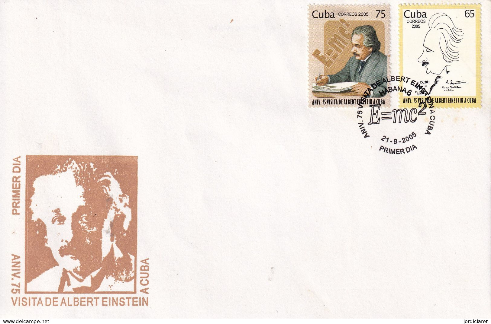 FDC CUBA 2005 ALBERT EINSTEIN - Physics