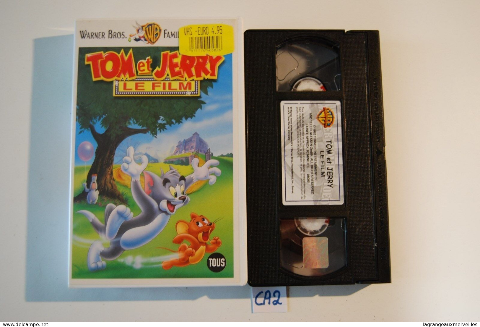 CA2 K7 VHS TOM ET JERRY LE FILM 1992 - Cartoons