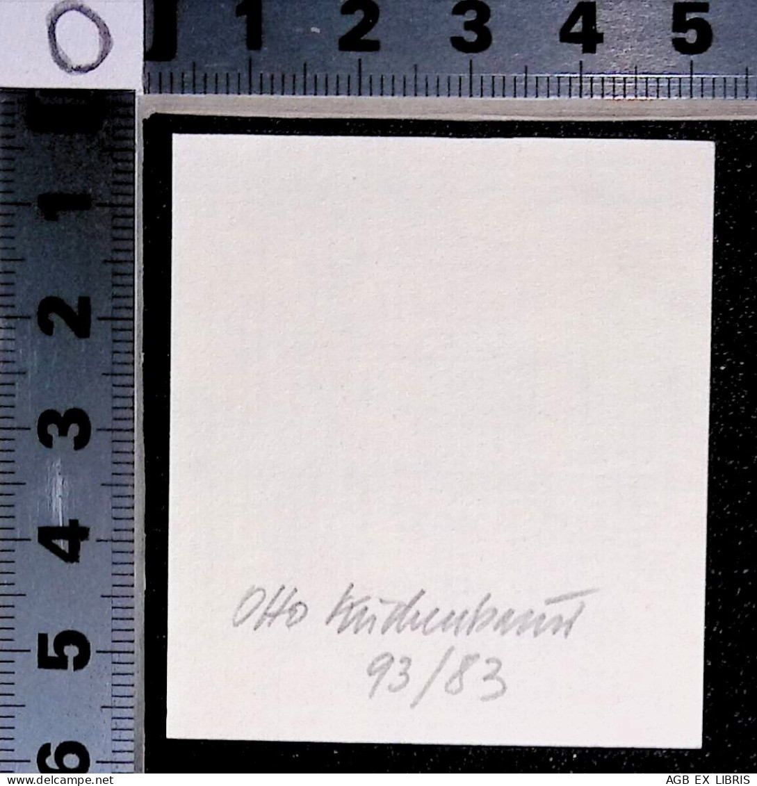 EX LIBRIS OTTO KUCHENBAUER Per JOHANN HABERMANN 93/83 L27bis-F01 DONAUWORTHER BEITUNG EX MUSICIS - Exlibris