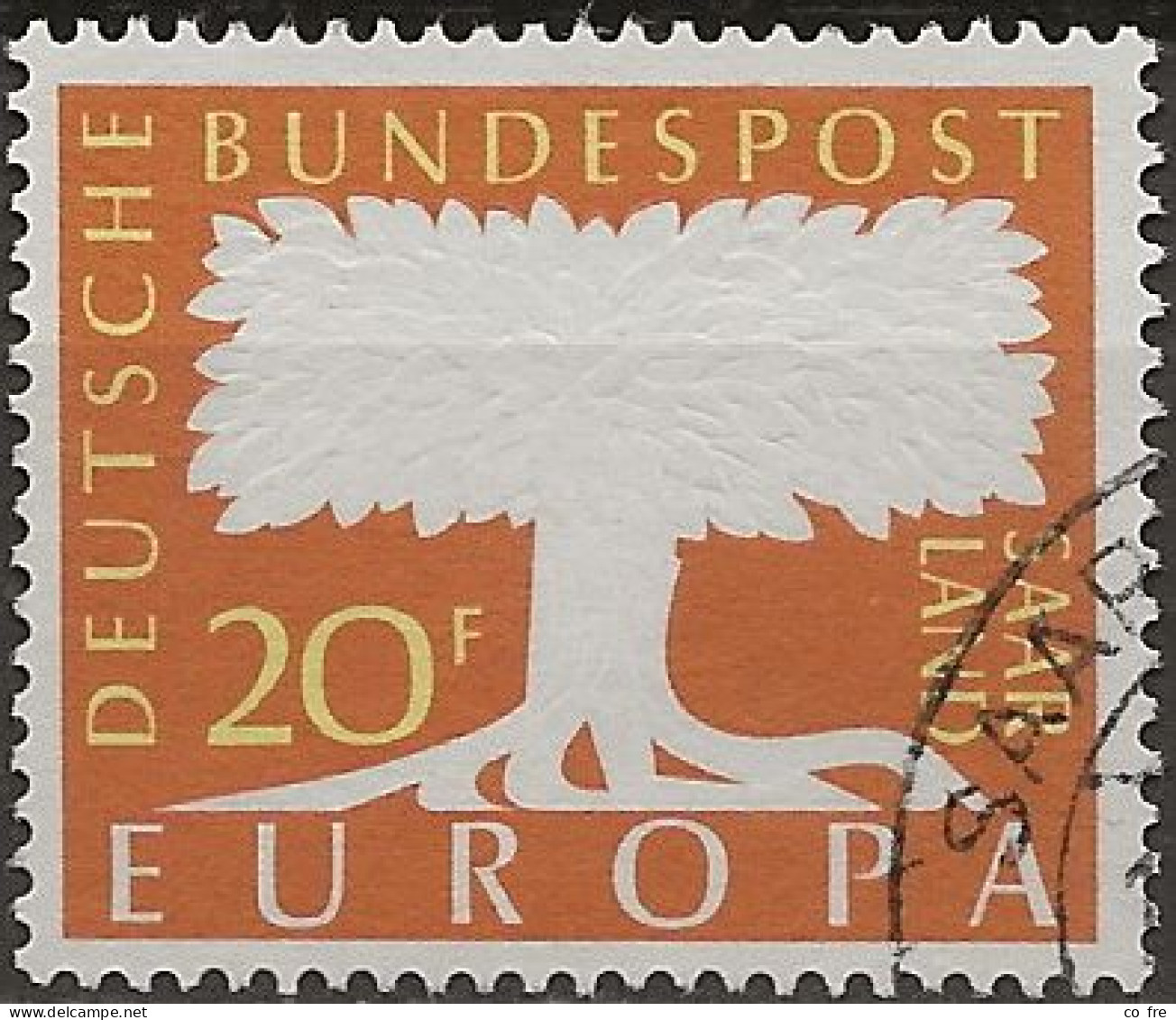 Sarre N°384 (ref.2) EUROPA - Used Stamps