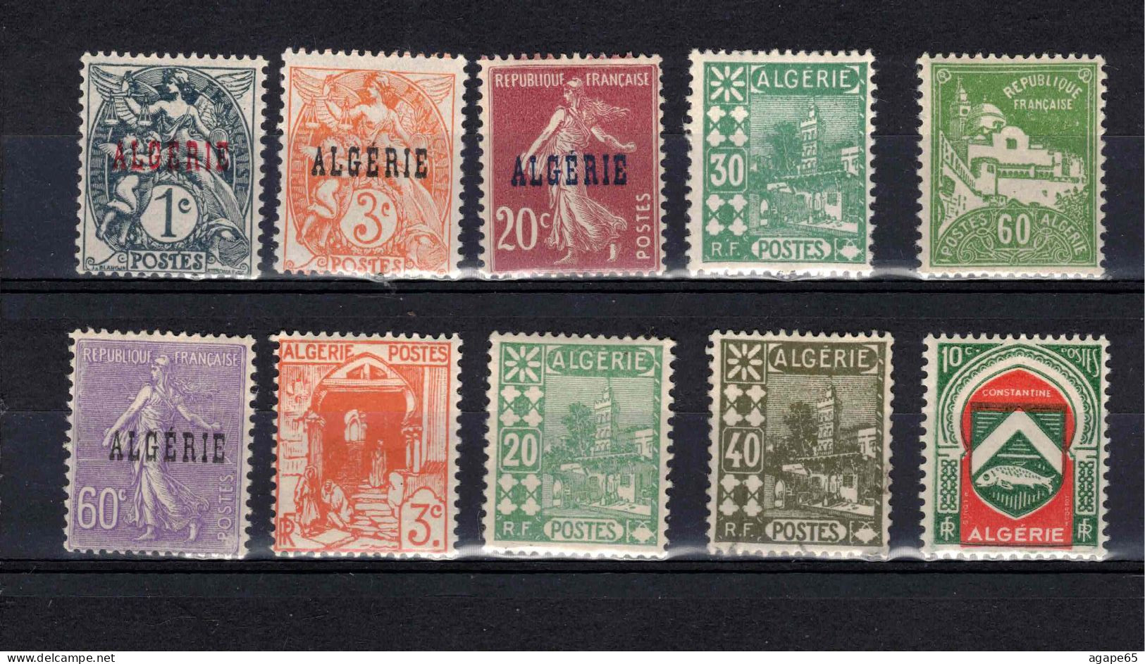 Argelia Lot. MNH - Posta Aerea