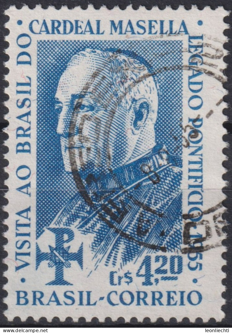 1955 Brasilien ° Mi:BR 883, Sn:BR 827, Yt:BR 609, Cardinal Aloisi-Masella (1879-1970) - Usati