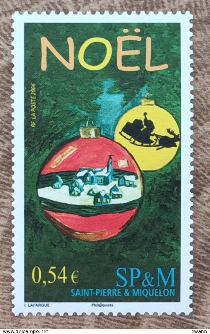 Saint Pierre Et Miquelon - YT N°881 - Noël - 2006 - Neuf - Unused Stamps