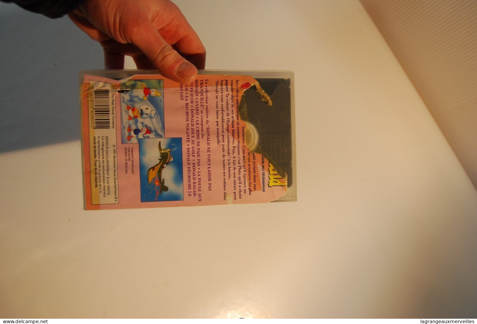 CA2 K7 DONALD Ne Vous Laisse Pas Tranquille 1990 VHS WALT DISNEY - Cartoons