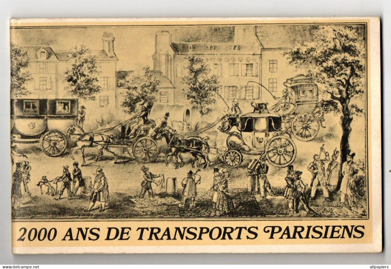 Livret Illustré 2000 Ans De Transports Parisiens - Sélection Dunlop De 1971 - 49 Pages - Andere & Zonder Classificatie