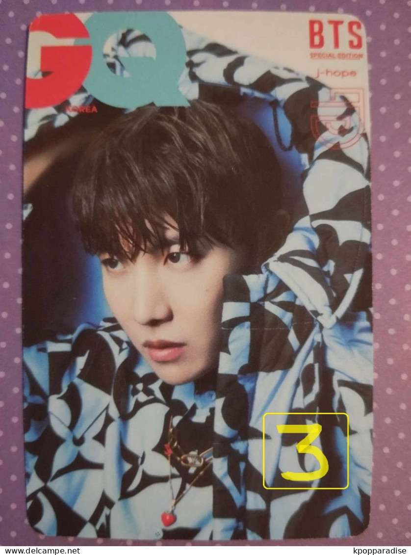 Photocard Au Choix BTS  Vogue GQ  J Hope - Objetos Derivados