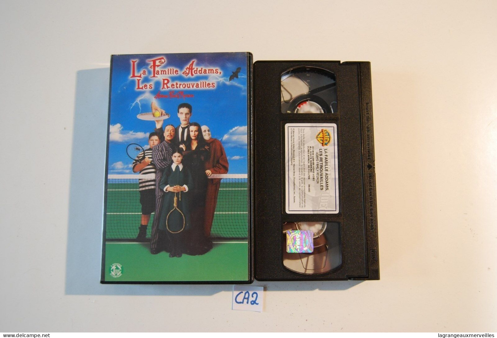 CA2 K7 VHS LA FAMILLE ADAMS LES RETROUVAILLES 1998 - Familiari