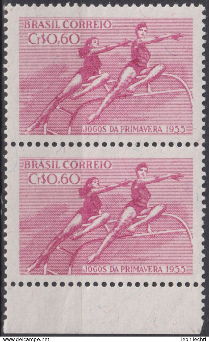 1955 Brasilien ** Mi:BR 884, Sn:BR 828, Yt:BR 610, Spring Sport Games, Sport - Neufs