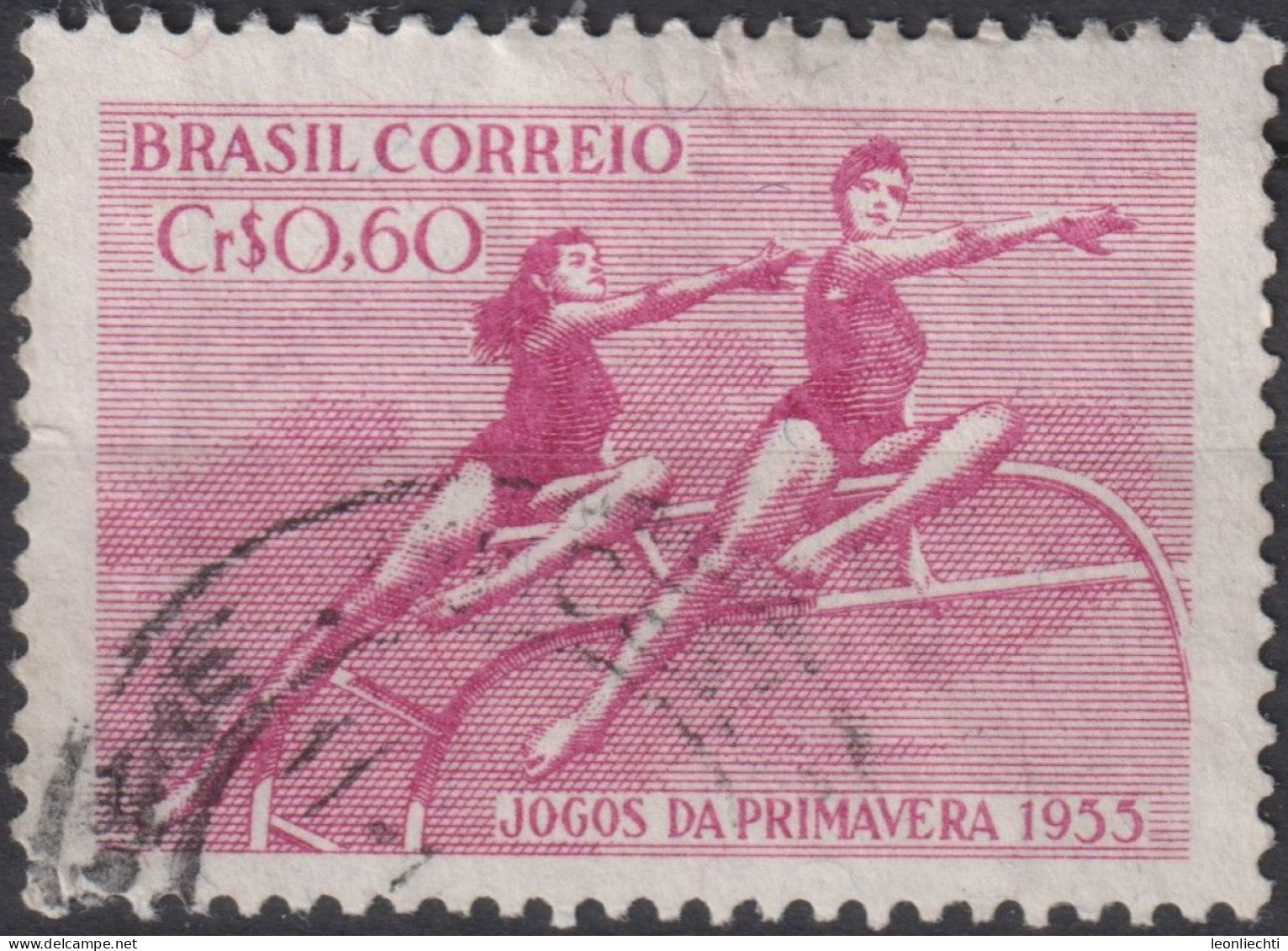 1955 Brasilien ° Mi:BR 884, Sn:BR 828, Yt:BR 610, Spring Sport Games, Sport - Used Stamps