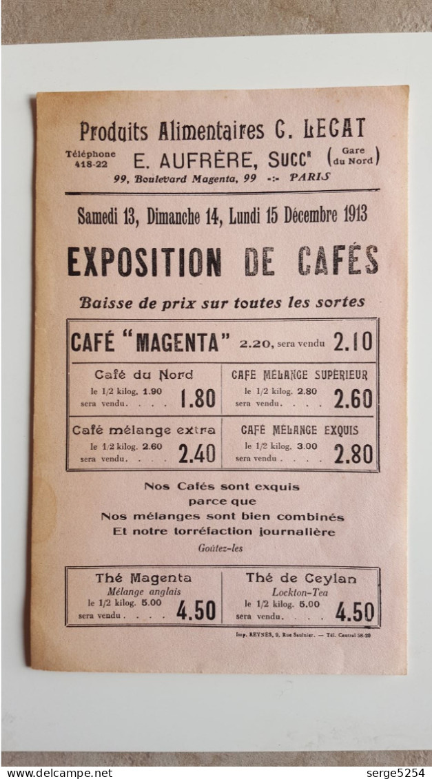 Exposition De Cafés - Produits Alimentaires G. Legat - Affiches