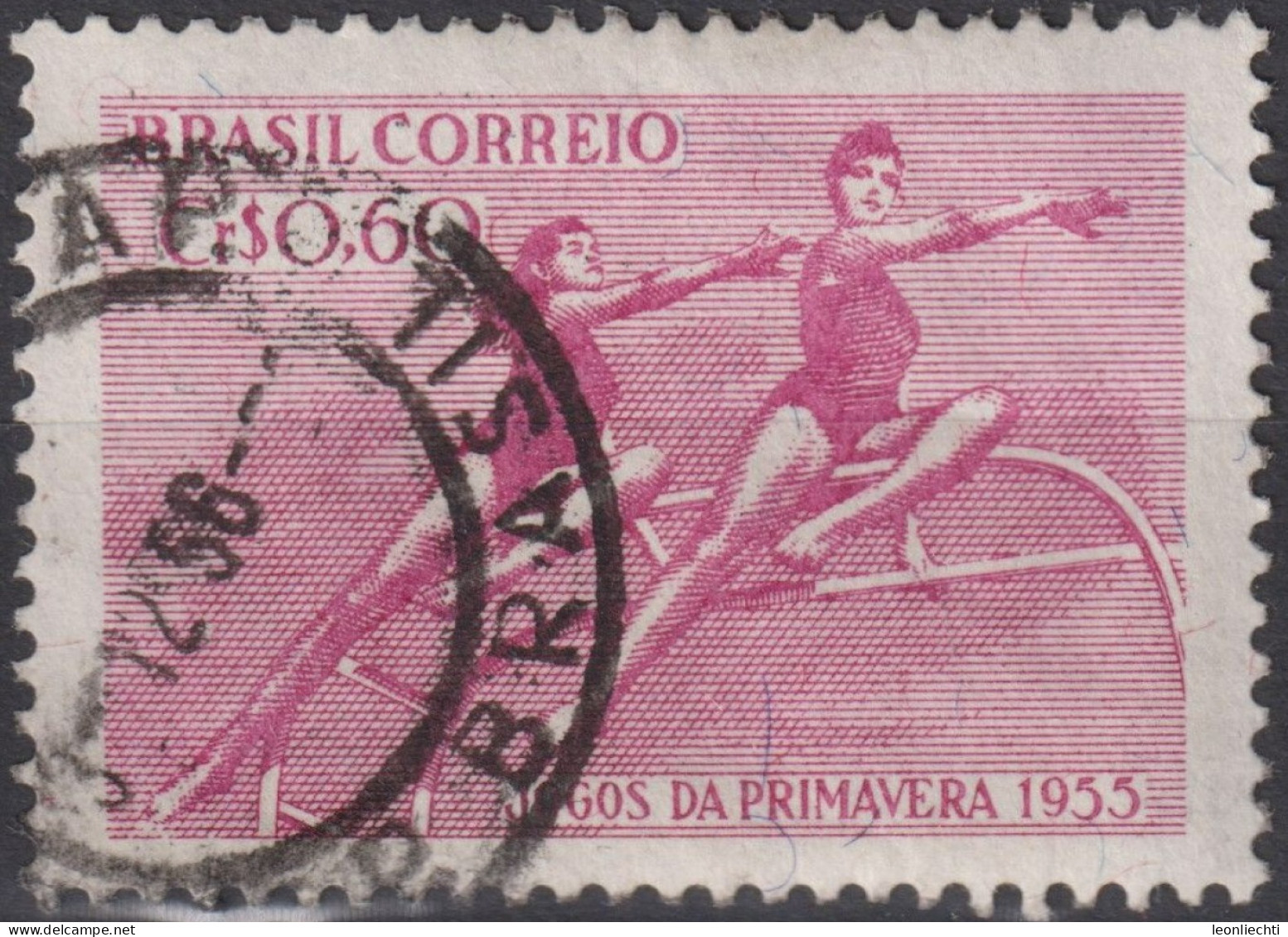 1955 Brasilien ° Mi:BR 884, Sn:BR 828, Yt:BR 610, Spring Sport Games, Sport - Gebraucht