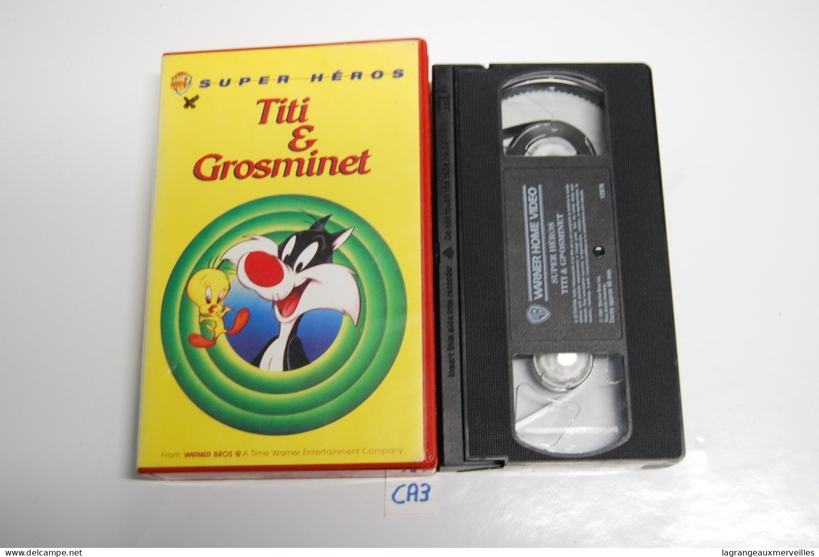 CA3 K7 VIDEO VHS TITI ET GROSMINET WARNER BROS - Cartoons