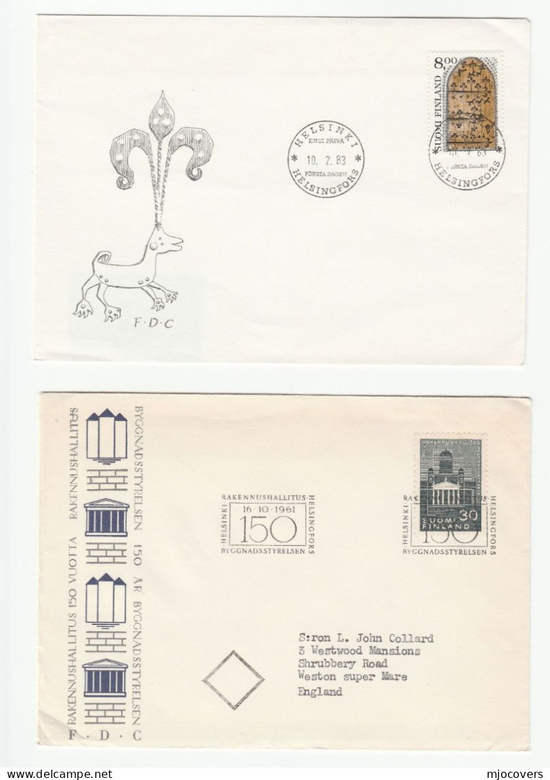 5  FINLAND FDCs 1960 -1991  Fdc Covers  Stamps Cover - FDC