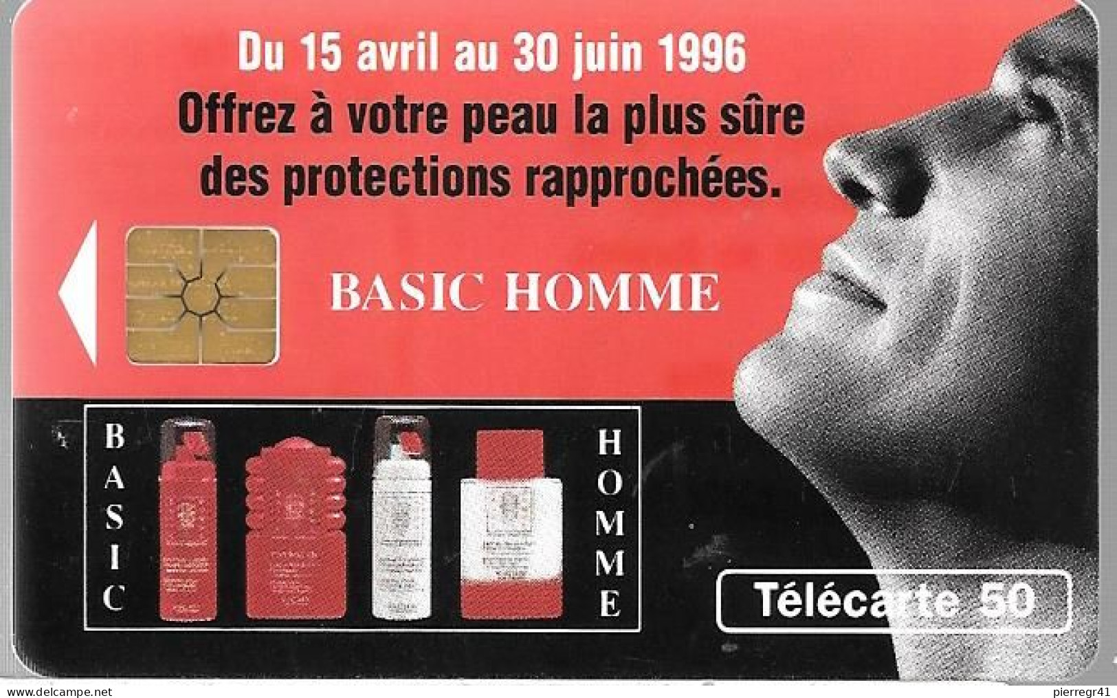 CARTE-PUBLIC-50U-F636A.970-GemB--04/96-BASIC HOMMA -DN°Série B63136045-Utilisé-TBE- - 1996