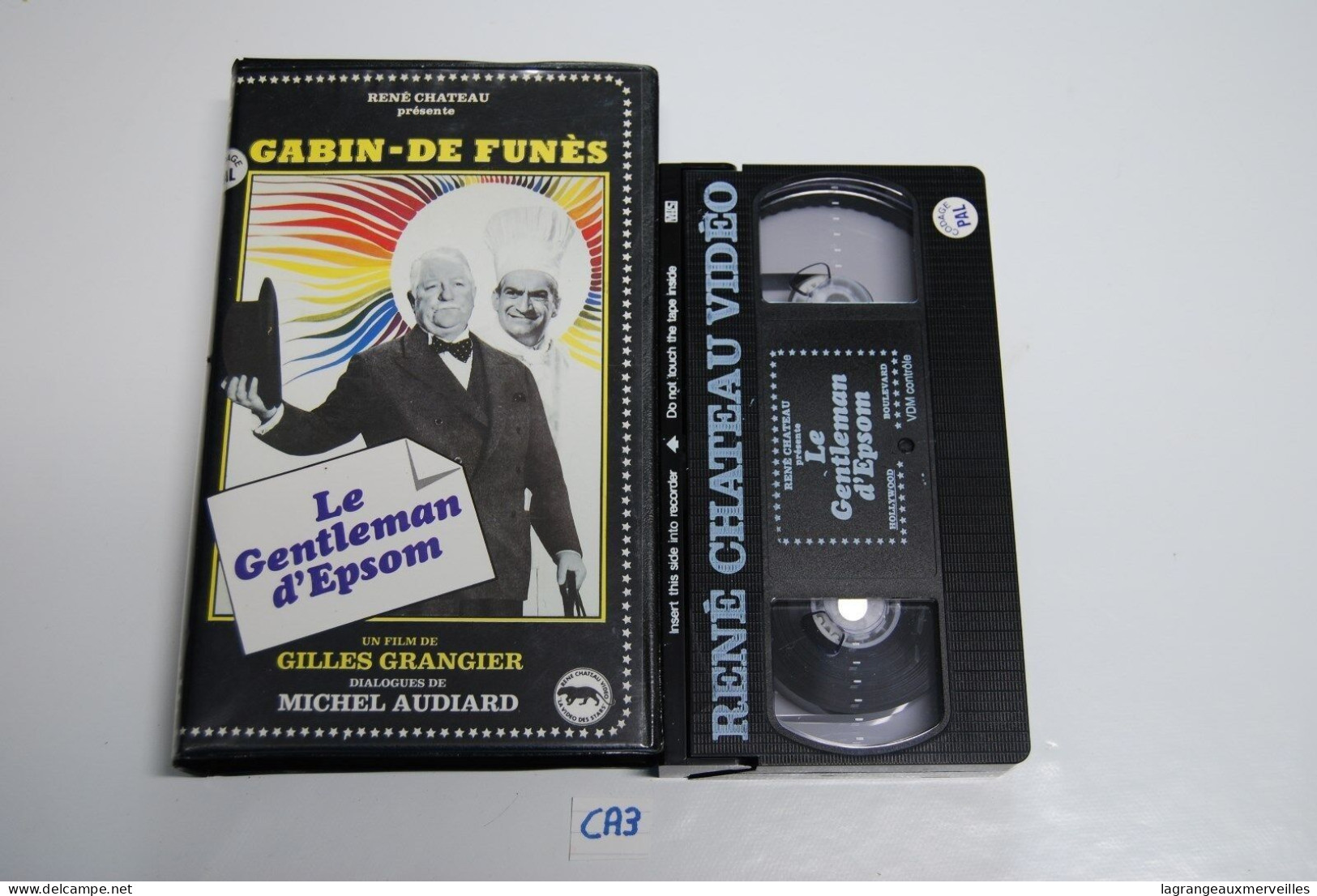 CA3 K7 VIDEO VHS GABIN DEFUNES LE GENTLEMAN D'EPSOM - Comédie