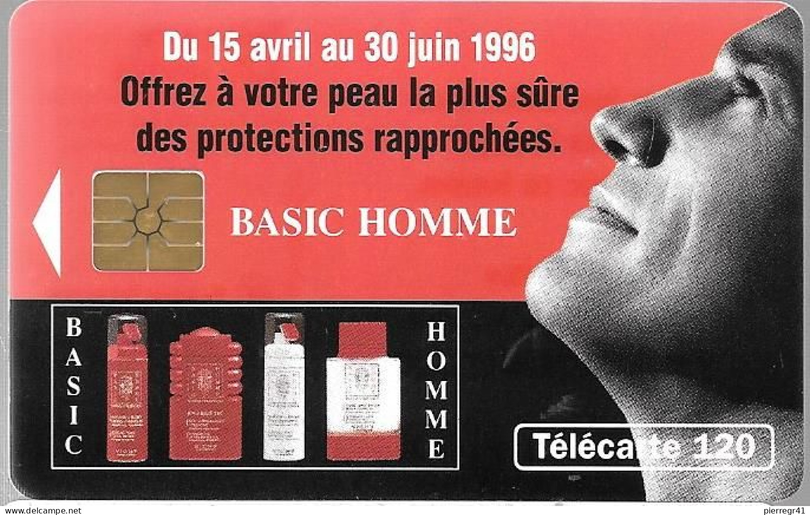 CARTE-PUBLIC-120U-F637A.970-GemB--04/96-BASIC HOMME -DN°Série B63137002-Utilisé-TBE- - 1996