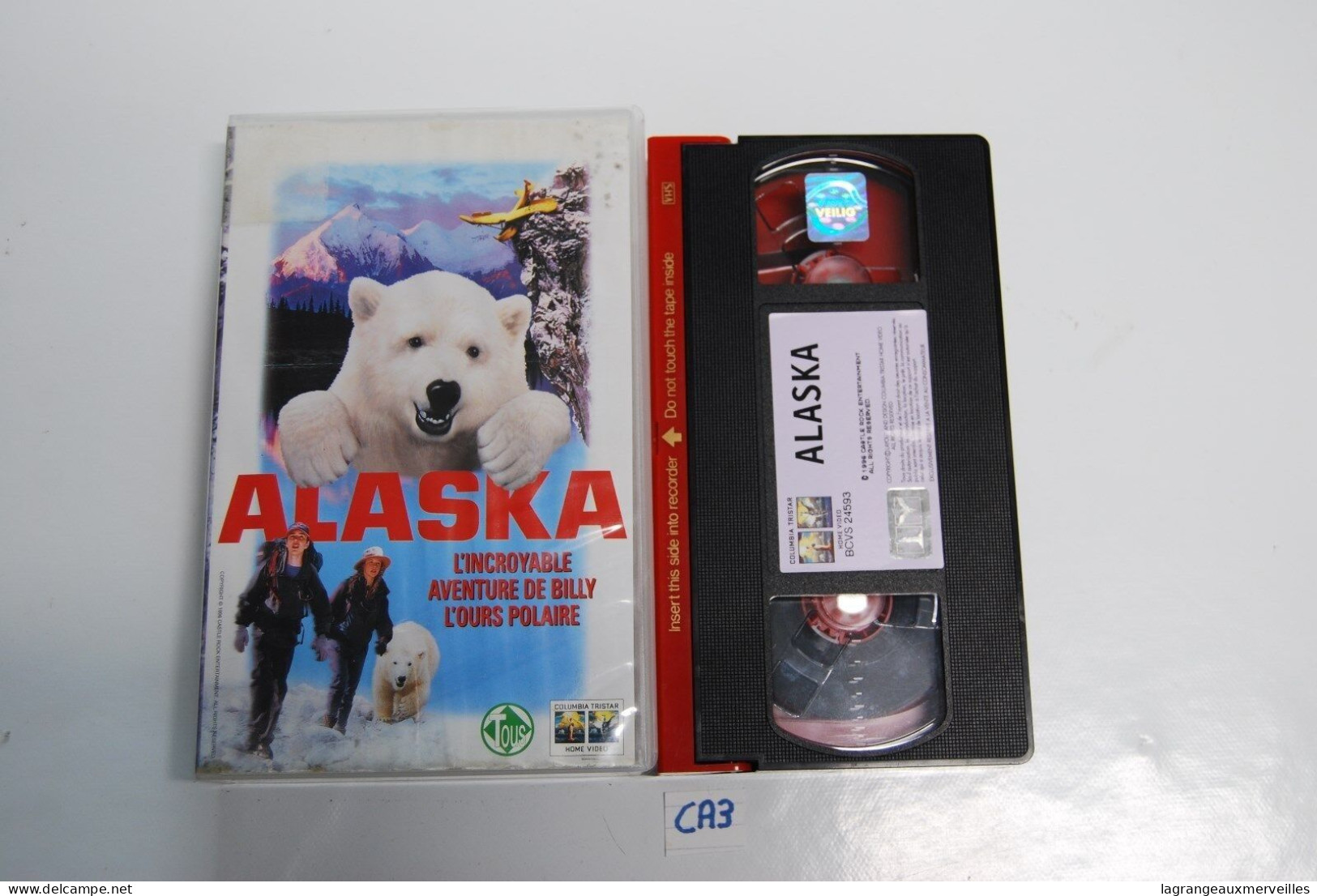 CA3 K7 VIDEO VHS ALASKA L OURS POLAIRE - Infantiles & Familial