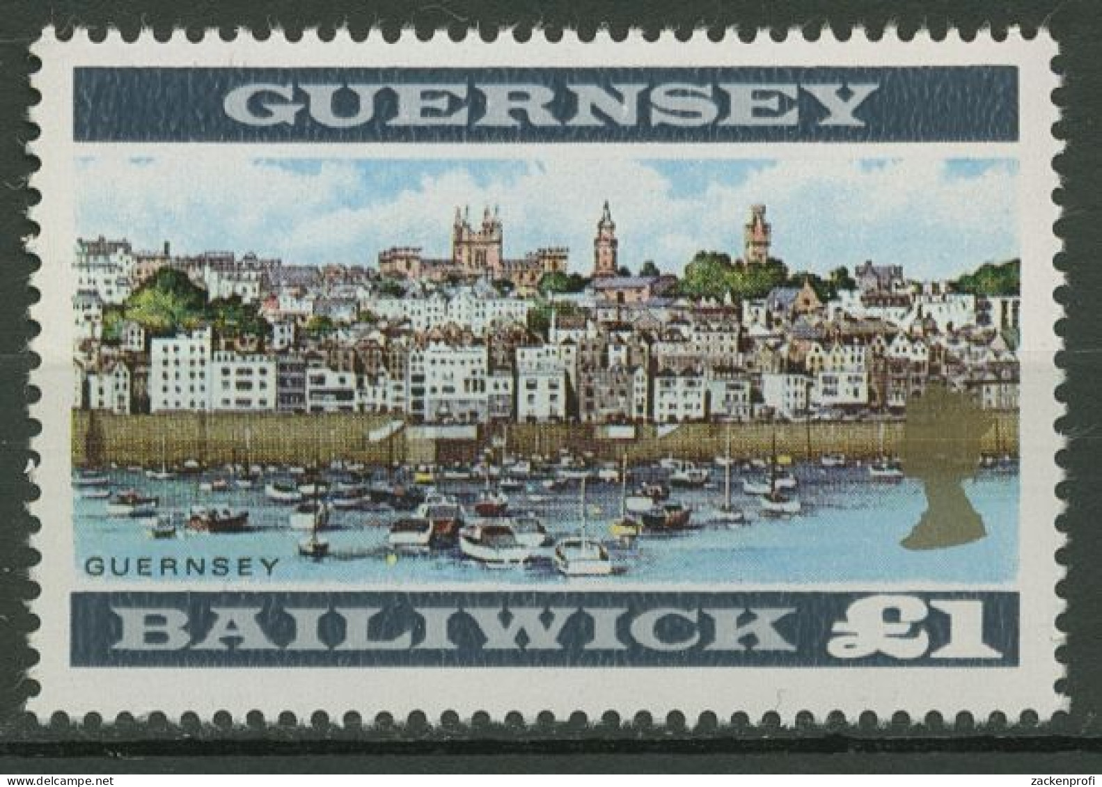 Guernsey 1969 Freimarke Ansichten Und Wappen 23 B Postfrisch - Guernesey