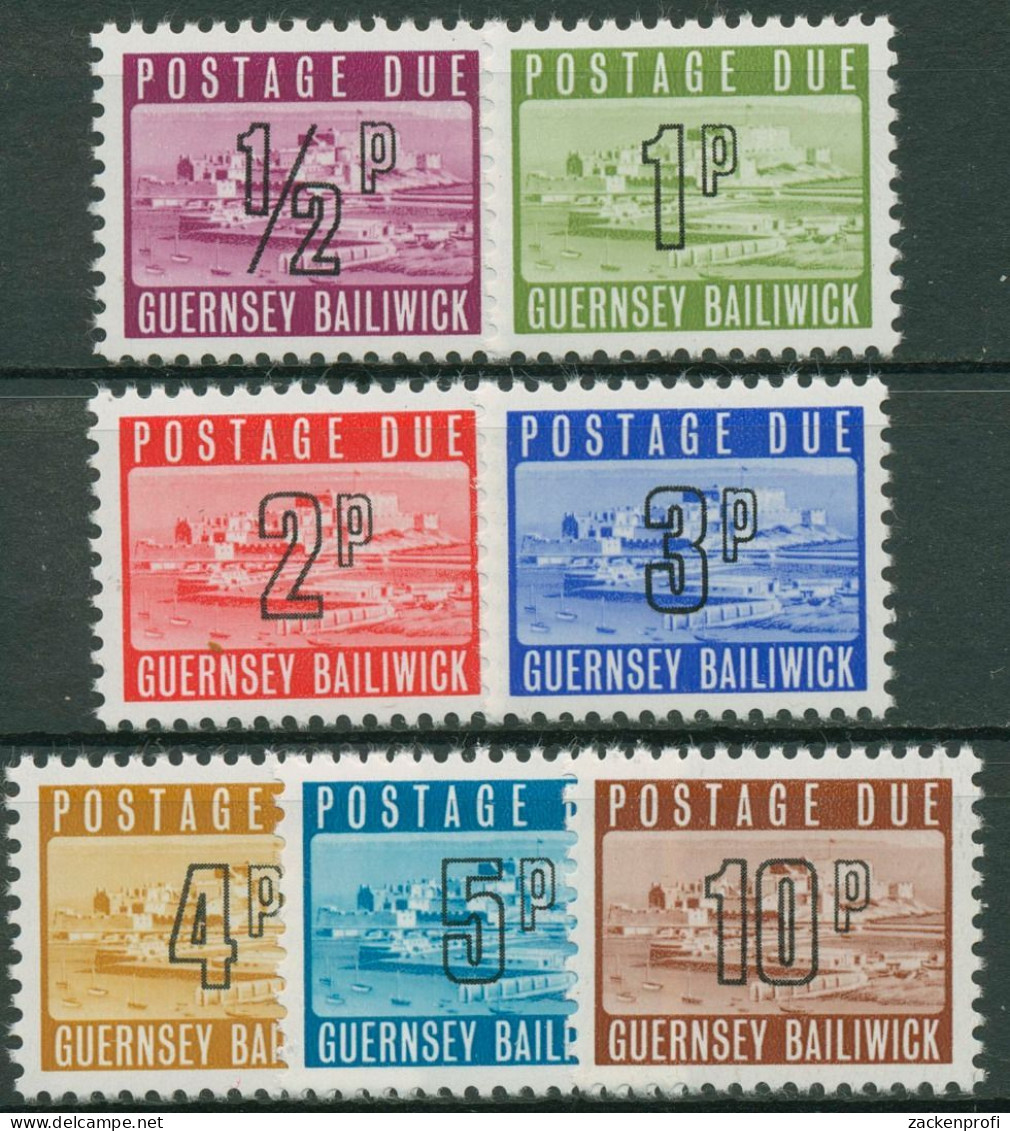 Guernsey Portomarken 1971 Schloß Cornet P 8/14 Postfrisch - Guernesey