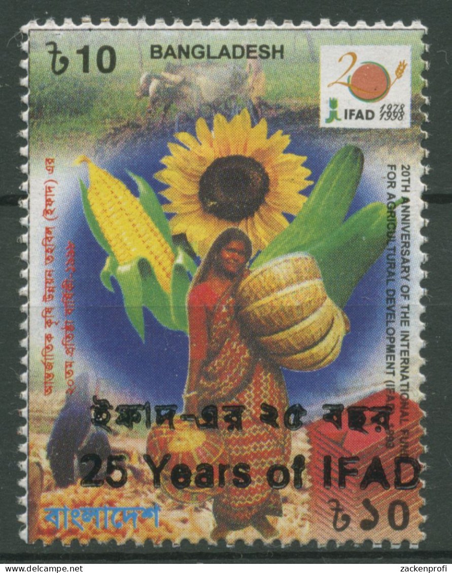 Bangladesch 2003 Landwirtschaft MiNr.659 Mit Aufdruck 814 Postfrisch - Bangladesch