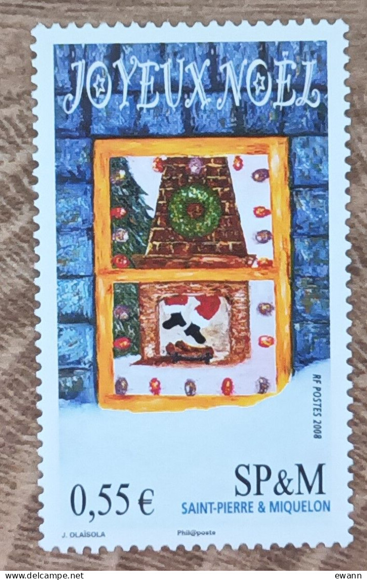 Saint Pierre Et Miquelon - YT N°938 - Noël - 2008 - Neuf - Unused Stamps