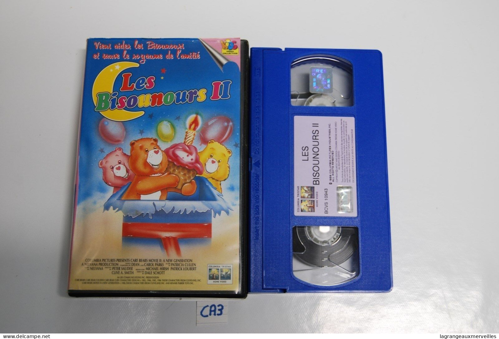 CA3 CASSETTE VIDEO VHS LES BISOUNOURS 1986 - Cartoons