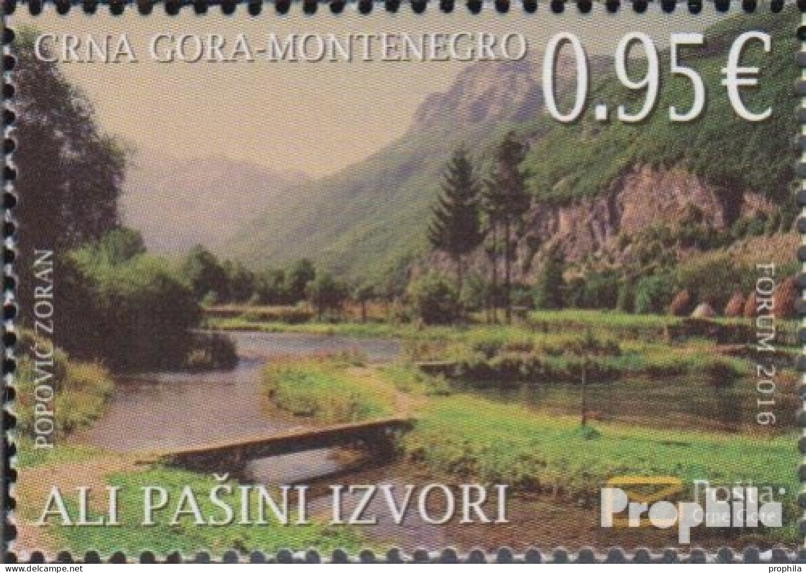 Montenegro 390 (kompl.Ausg.) Postfrisch 2016 Naturschutz - Montenegro