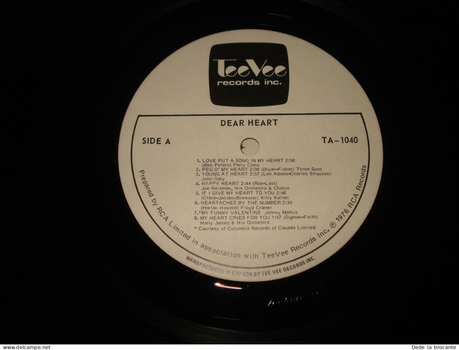 B14 / Compilation Ed. Limitée Dear Heart - 2 X LP - TA 1040 - Canada 1976 - M/M - Compilations