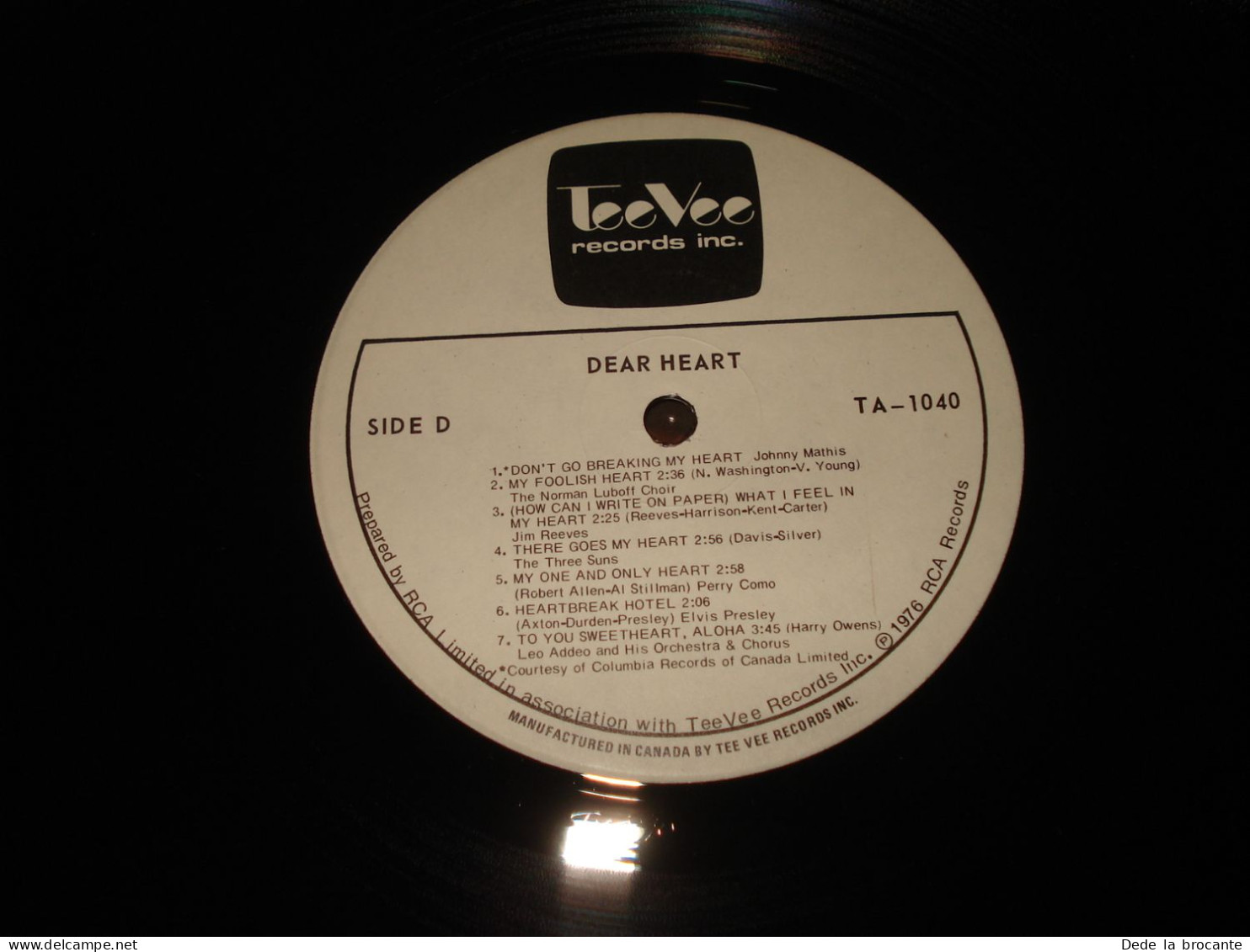 B14 / Compilation Ed. Limitée Dear Heart - 2 X LP - TA 1040 - Canada 1976 - M/M