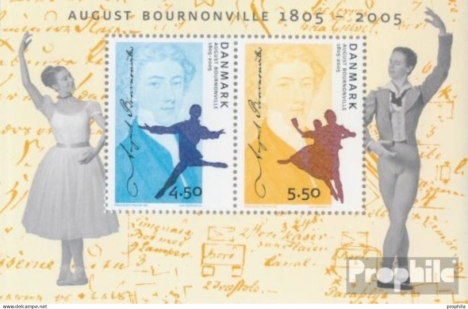 Dänemark Block25 (kompl.Ausg.) Postfrisch 2005 Bournonville - Unused Stamps