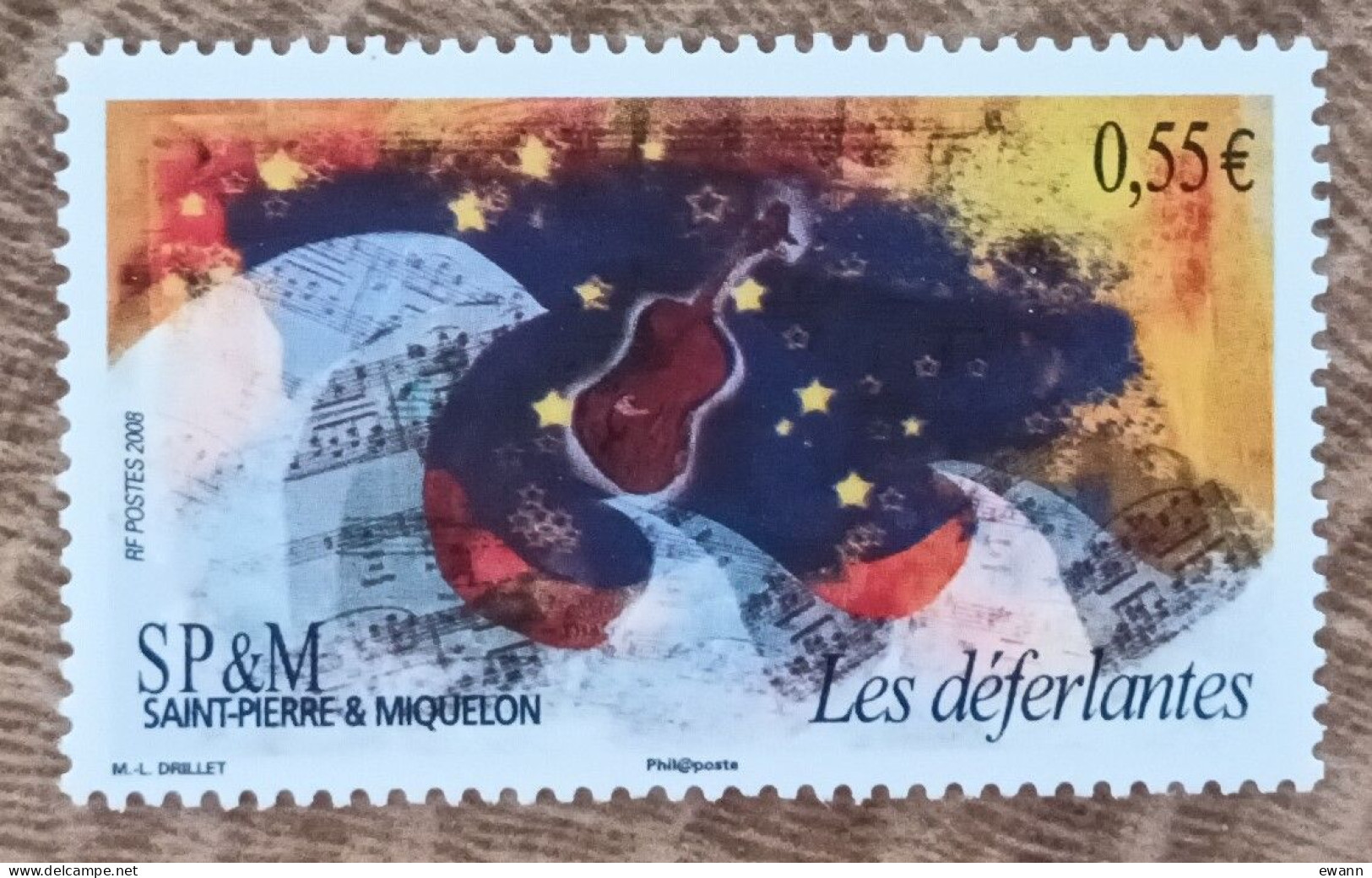 Saint Pierre Et Miquelon - YT N°925 - Les Déferlantes Festival De Musique Francophone - 2008 - Neuf - Unused Stamps