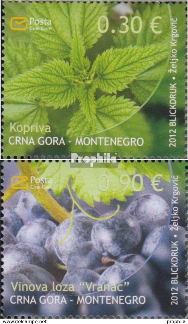 Montenegro 293-294 (kompl.Ausg.) Postfrisch 2012 Flora - Montenegro