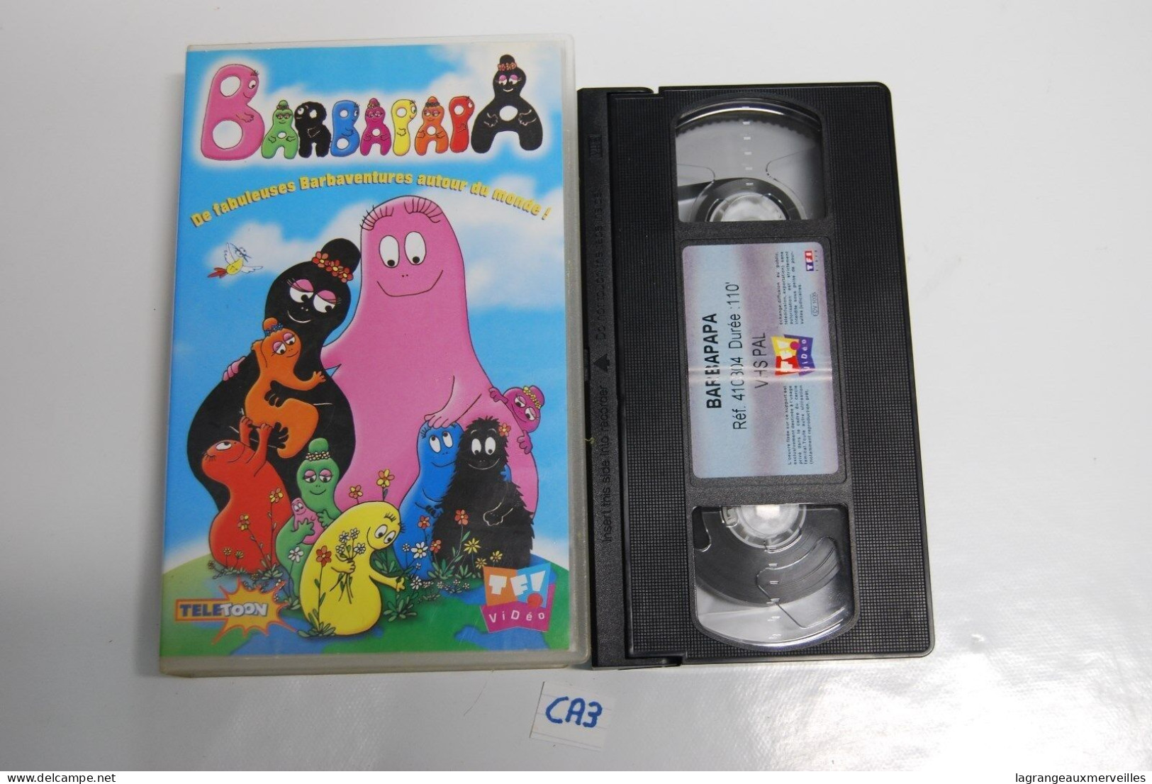 CA3 CASSETTE VIDEO VHS BARBAPAPA - Dibujos Animados