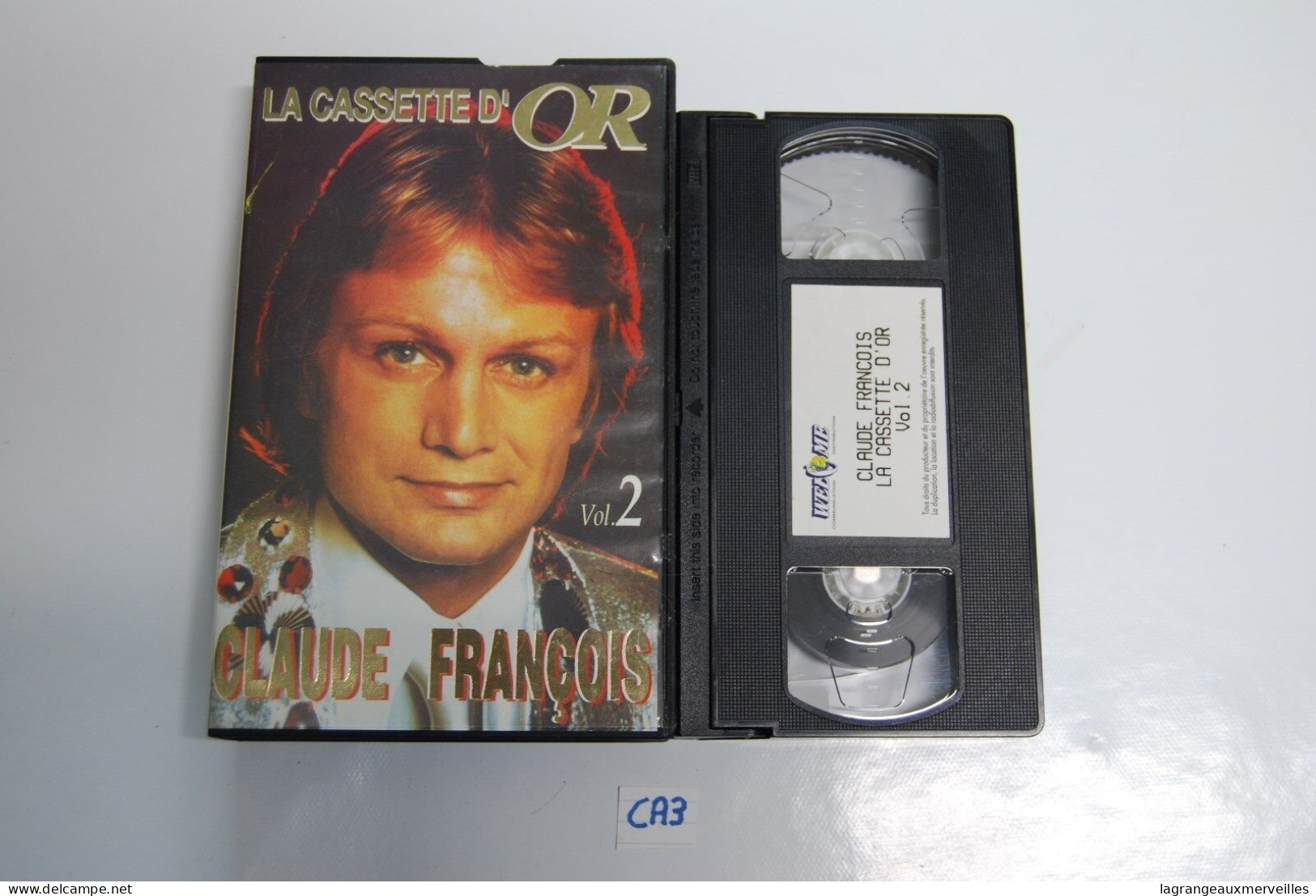 CA3 CASSETTE VIDEO VHS CLAUDE FRANCOIR VOL 2 CASSETTE D'OR - Concert Et Musique