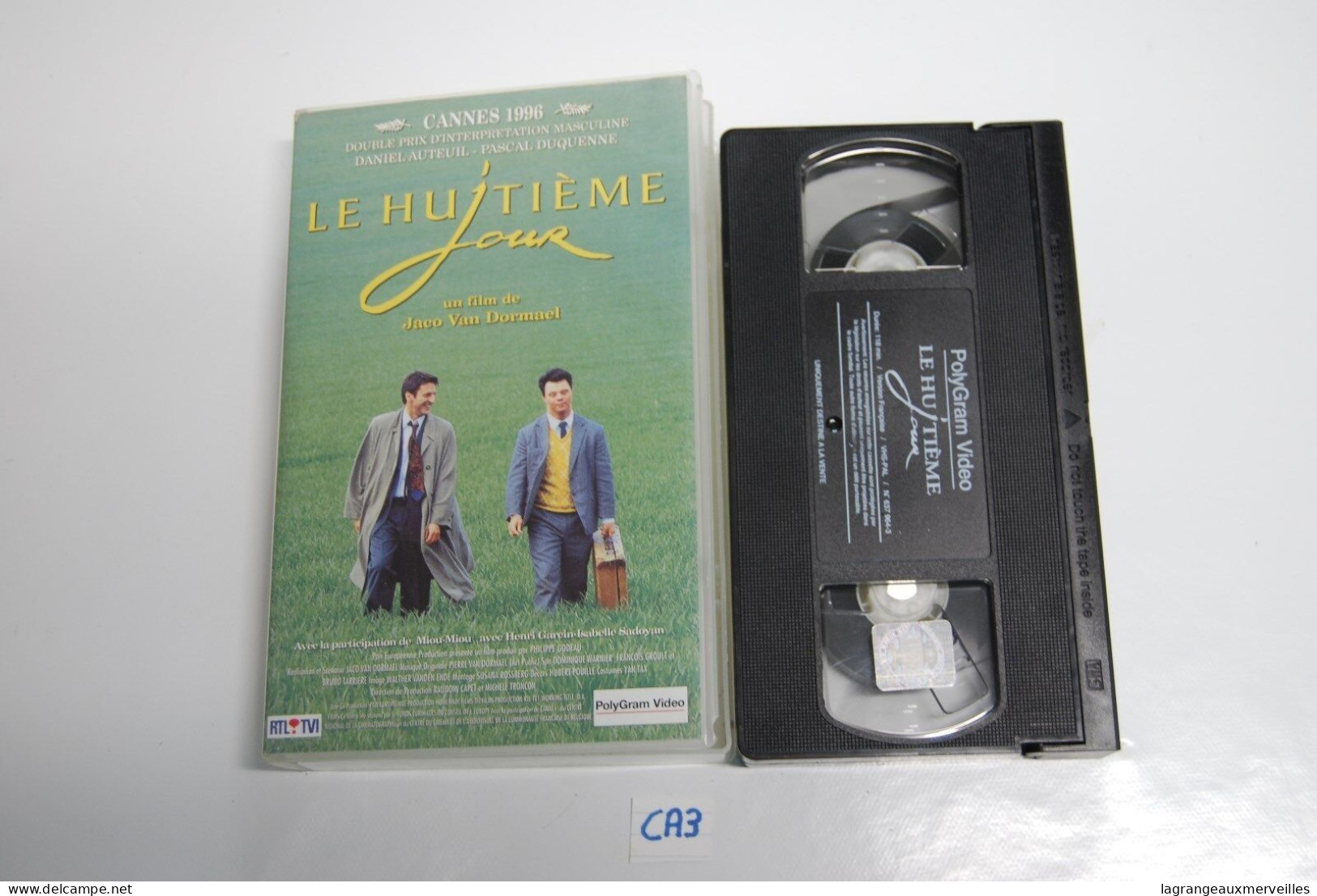 CA3 CASSETTE VIDEO VHS LE HUITI7ME JOUR - Drama