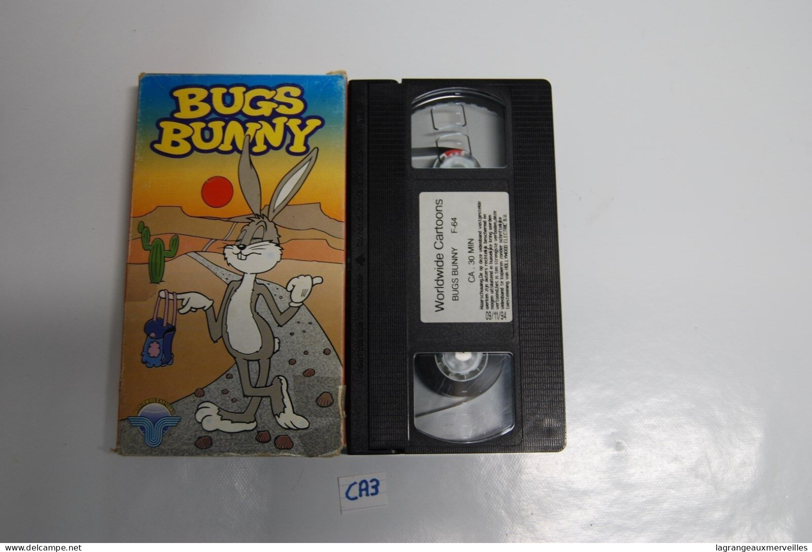 CA3 CASSETTE VIDEO VHS BUGS BUNNY - Dessins Animés