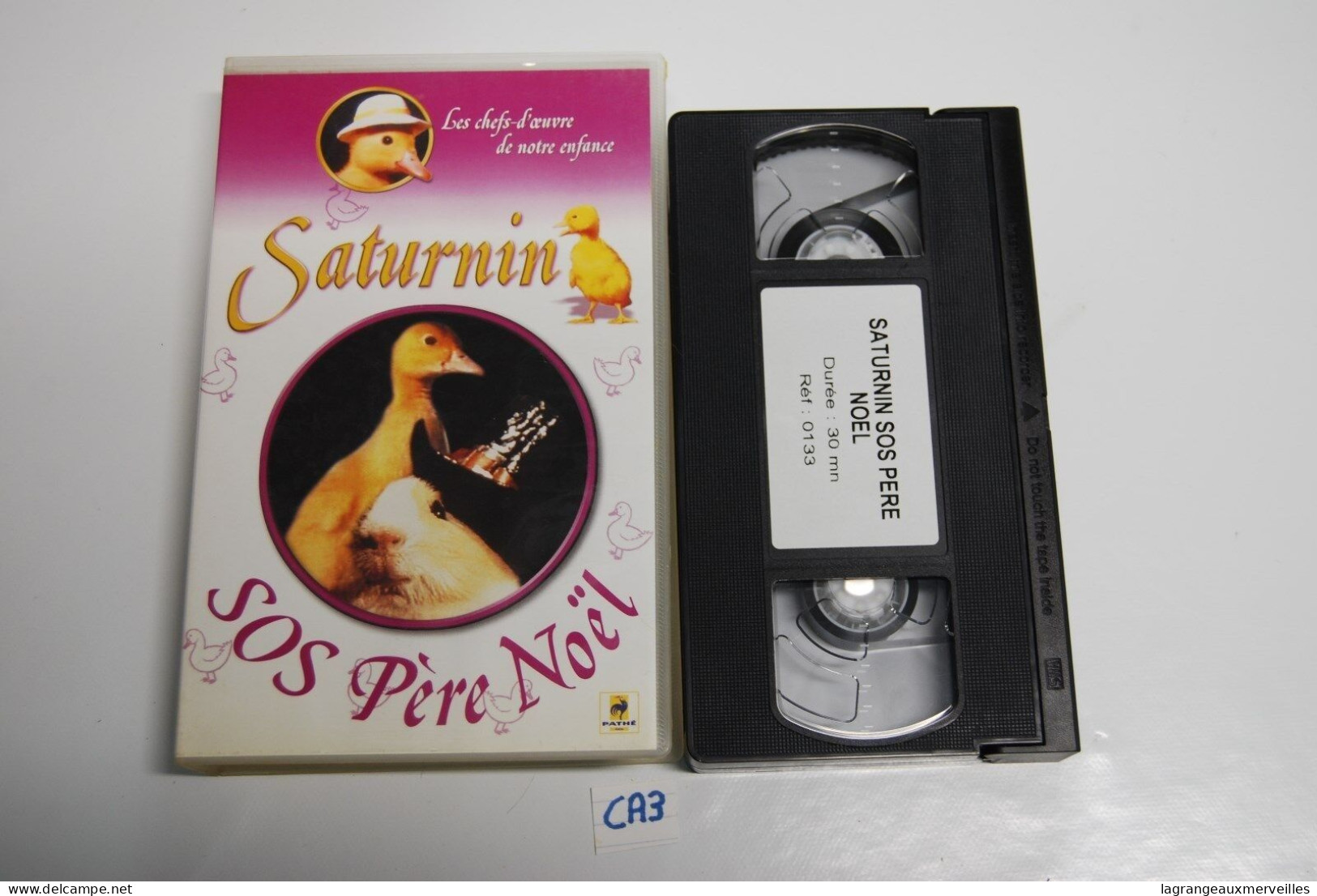 CA3 CASSETTE VIDEO VHS SATURNIN SOS PERE NOEL - Comédie