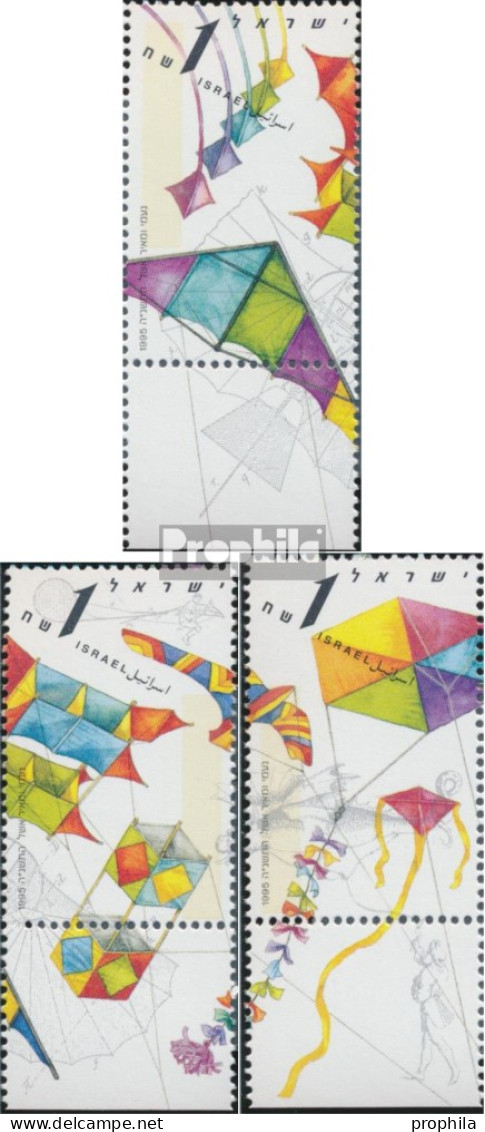 Israel 1339-1341 Mit Tab (kompl.Ausg.) Postfrisch 1995 Drachen - Unused Stamps (with Tabs)