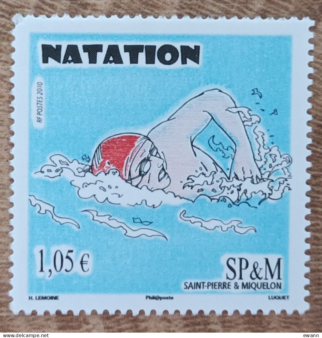 Saint Pierre Et Miquelon - YT N°982 - Sport / Natation - 2010 - Neuf - Nuevos