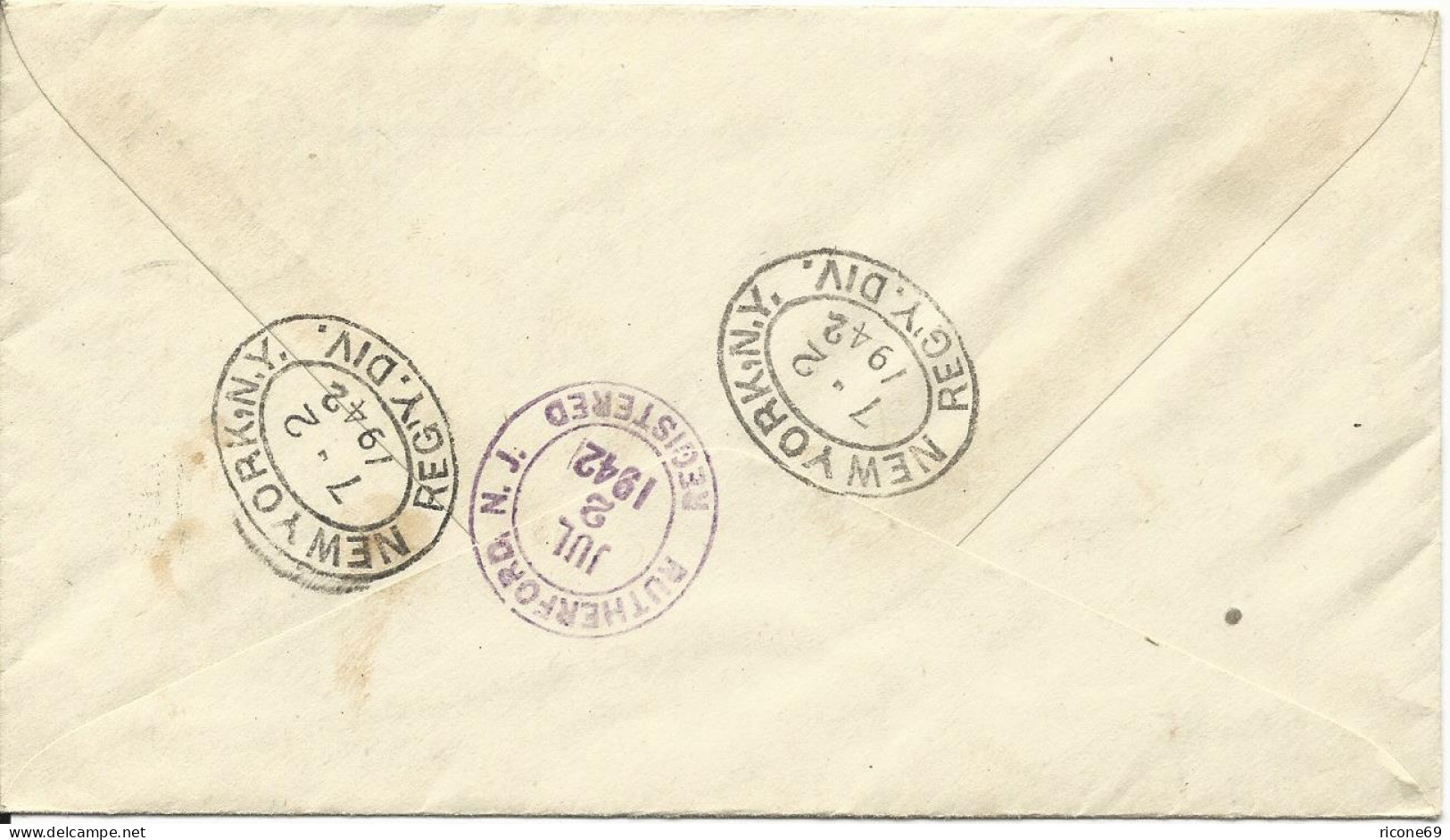 Canada 1942, EF 20 C. Auf Einschreiben Brief V. Ottawa N. USA. - Postgeschichte