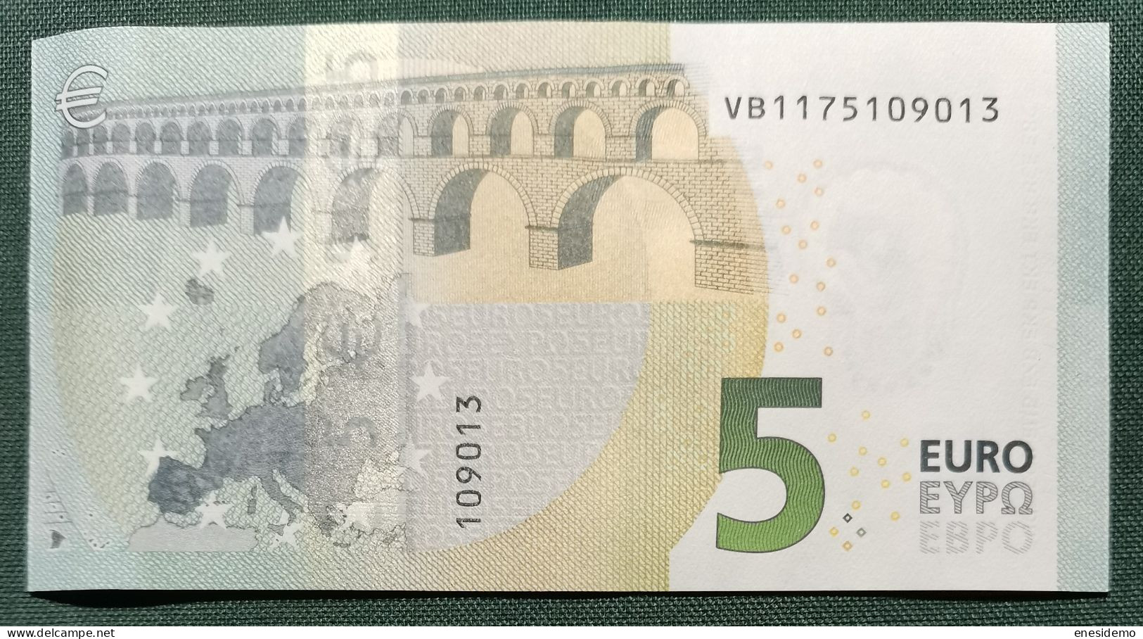 5 EURO SPAIN 2013 DRAGHI V008C2 VB SC FDS UNC. ONLY ODD NUMBERS - 5 Euro