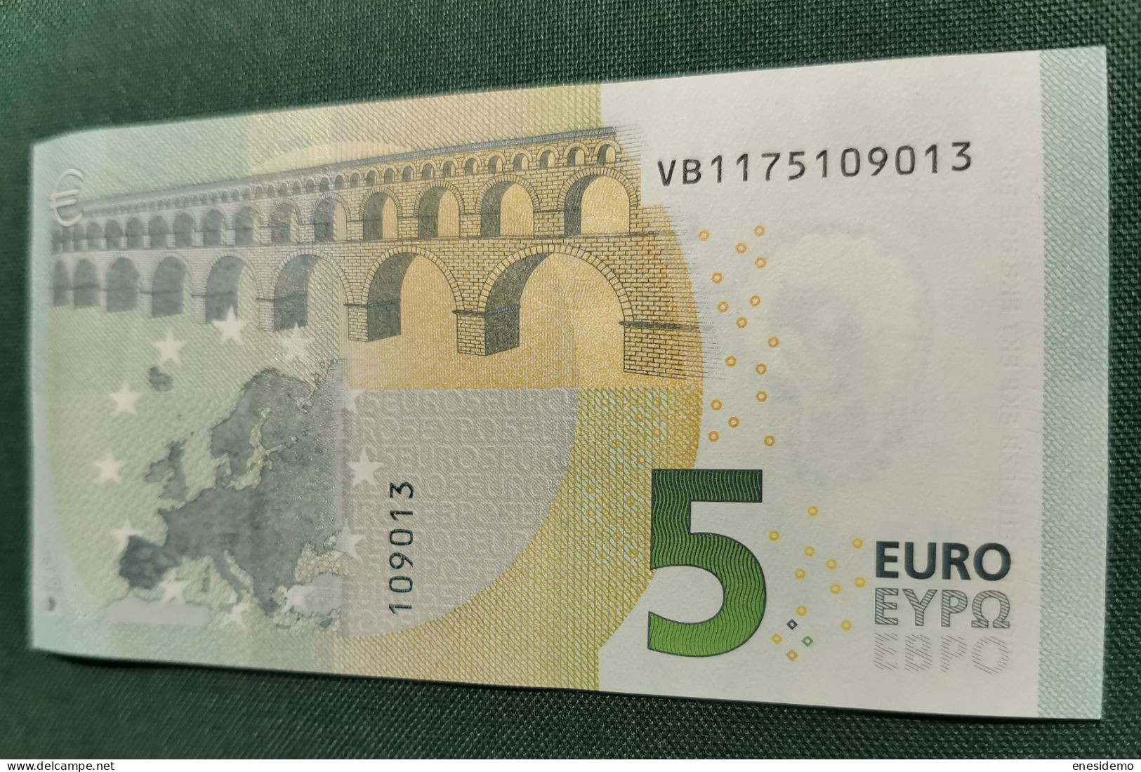 5 EURO SPAIN 2013 DRAGHI V008C2 VB SC FDS UNC. ONLY ODD NUMBERS - 5 Euro