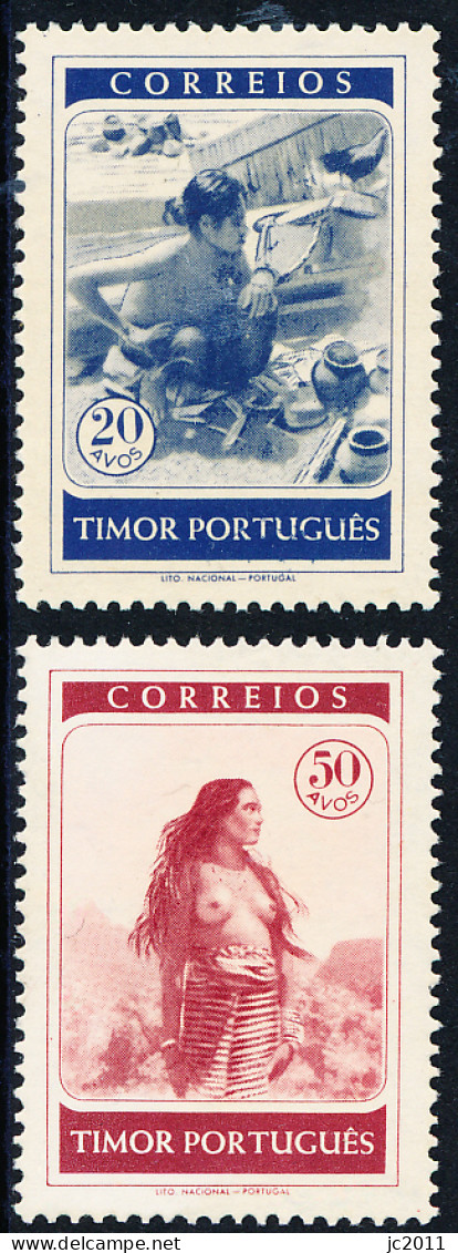 Timor - 1950 - Indigenous Type / Residents Of Timor - MNG - Timor