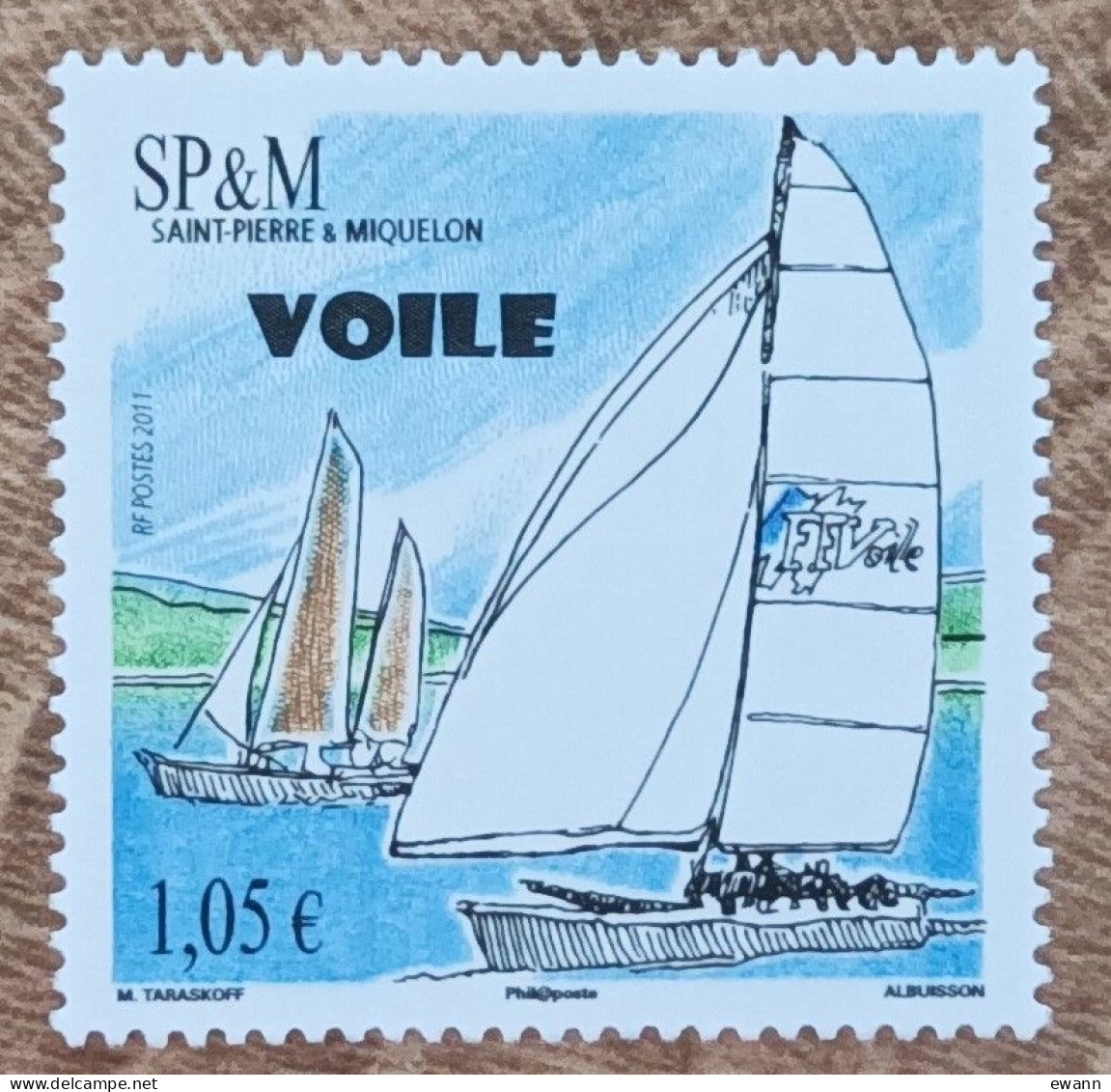 Saint Pierre Et Miquelon - YT N°1009 - Sport / Voile - 2011 - Neuf - Ungebraucht