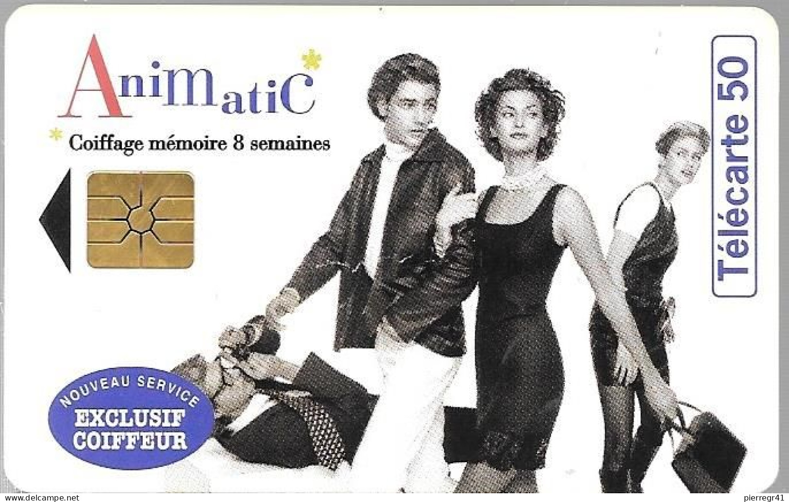 CARTE-PUBLIC-F620A-50U-GemB-01/96-ANIMATIC-UTILISE-TBE - 1996