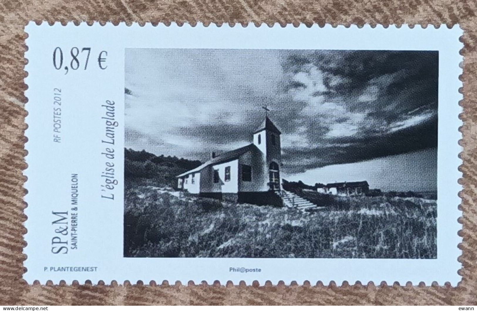 Saint Pierre Et Miquelon - YT N°1033 - Eglise De Langlade - 2012 - Neuf - Unused Stamps