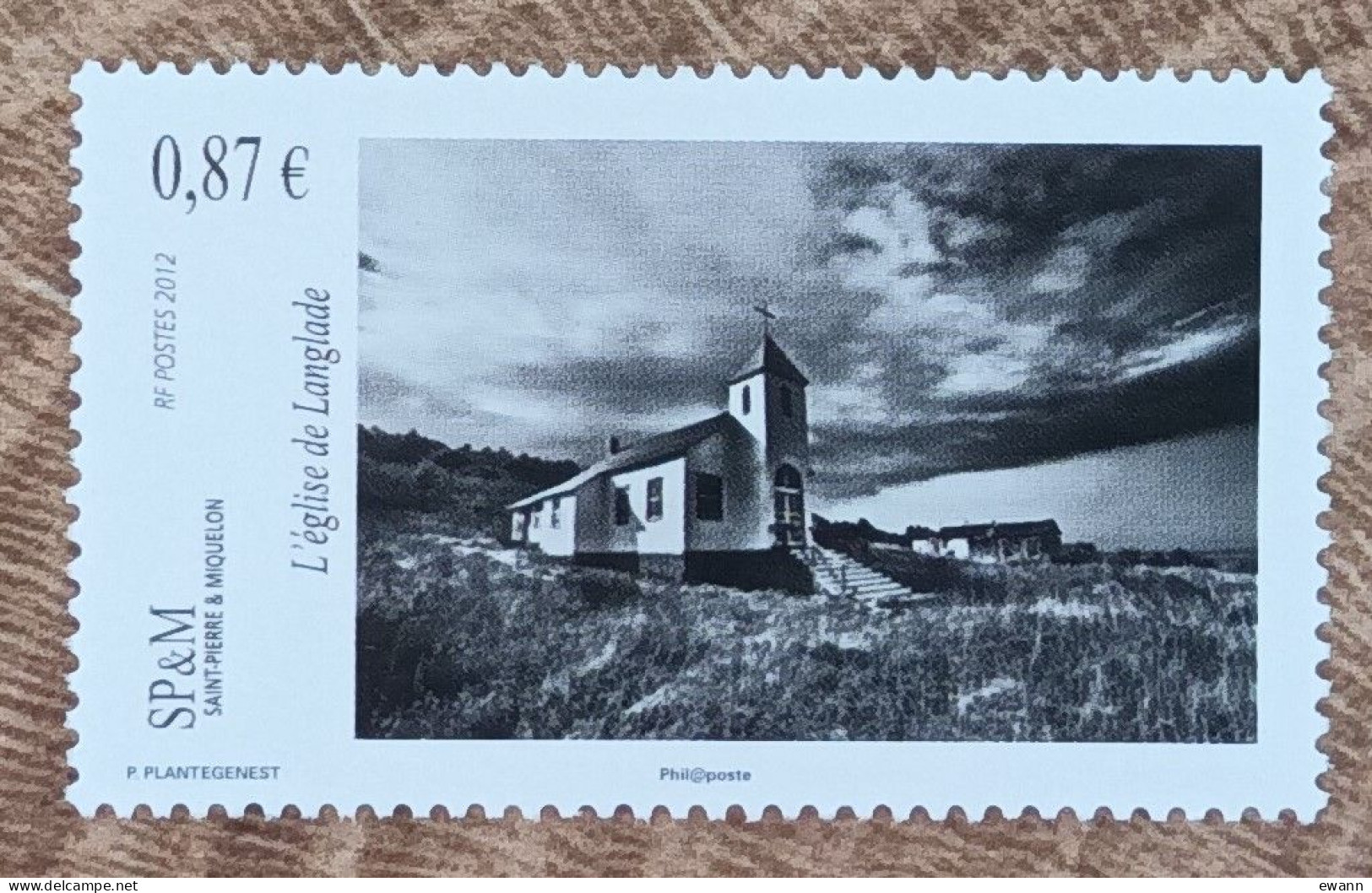 Saint Pierre Et Miquelon - YT N°1033 - Eglise De Langlade - 2012 - Neuf - Neufs